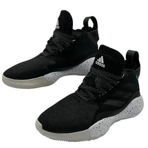 Adidas Men 8 Women 9.5 Rose 773 FX7123 Basketball Shoes Black & White Athleisure
